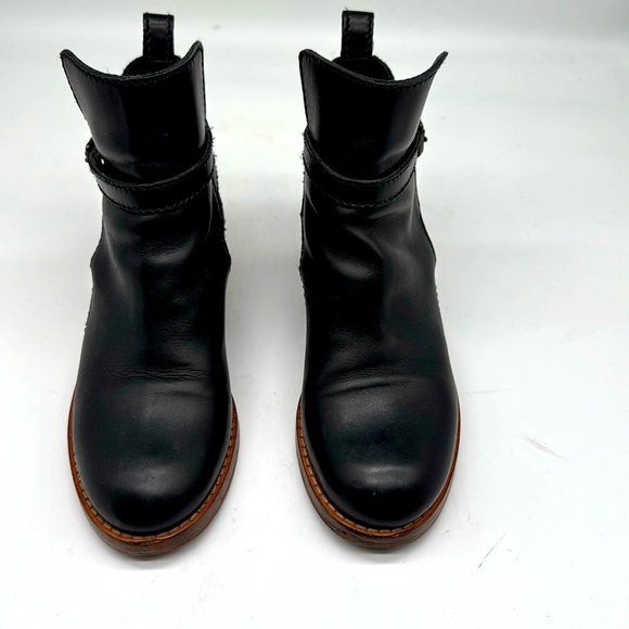 Acne Studios Shoes - Acne black leather and suede ankle boots 6